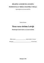 Referāts 'Tiesu varas sistēma Latvijā', 1.