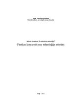 Referāts 'Pārtikas konservēšanas tehnoloģiju attīstība', 1.