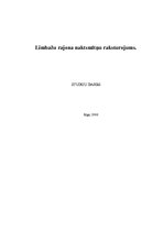 Referāts 'Limbažu rajona naktsmītņu raksturojums', 1.