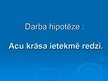 Prezentācija 'Acu krāsas ietekme uz redzi', 2.