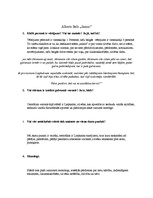 Konspekts 'Alberts Bels "Sainis" - analīze', 1.