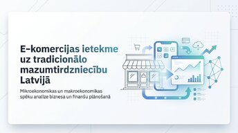 Prezentācija 'E-komercijas ietekme uz tradicionālo mazumtirdzniecību Latvijā', 1.