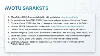 Prezentācija 'E-komercijas ietekme uz tradicionālo mazumtirdzniecību Latvijā', 14.