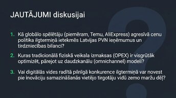 Prezentācija 'E-komercijas ietekme uz tradicionālo mazumtirdzniecību Latvijā', 15.