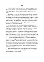 Eseja 'Bars, bara instinkts', 1.