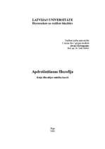 Eseja 'Apdrošināšanas filosofija', 1.