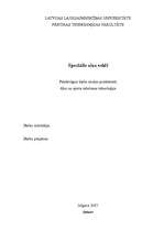 Referāts 'Speciālie alus veidi', 1.