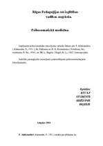 Konspekts 'Psihosomatiskā medicīna', 1.