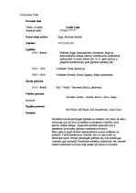 Paraugs 'Curriculum Vitae', 1.