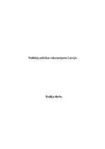 Referāts 'Nodokļu politika Latvijā', 1.