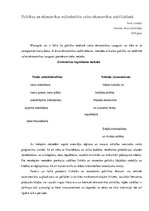 Paraugs 'Politikas un ekonomikas mijiedarbība valsts ekonomikas stabilizēšanā', 1.