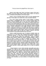 Eseja 'Francijas ekonomiski ģeogrāfiskais raksturojums', 1.