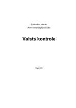 Referāts 'Valsts kontrole', 1.
