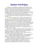Referāts 'Japāņu mitoloģija', 1.