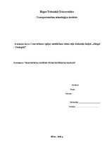 Paraugs 'Caurvešanas spējas noteikšana viena ceļa dzelzceļa līnijai "Zilupe - Ventspils"', 1.