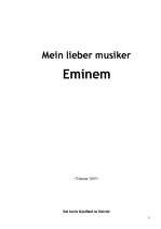 Referāts 'Mein lieber musiker - Eminem', 1.