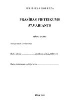 Paraugs 'Prasības pieteikums par parāda piedziņu', 1.