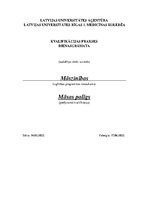 Prakses atskaite 'Māsas palīga prakses atskaite', 1.