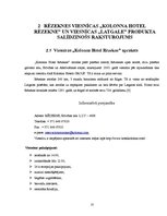 Referāts 'Rēzeknes viesnīcu "Kolonna Rēzekne" un "Latgale" produktu salīdzinošs raksturoju', 10.