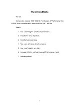 Konspekts 'Comparison of the Two Companies and Products', 3.