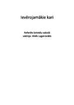 Referāts 'Ievērojamākie kari', 1.