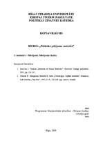 Konspekts 'Mērījumi. Mērījuma skalas', 1.