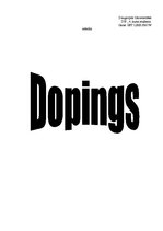 Konspekts 'Dopings', 1.