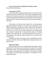 Referāts 'Filmas "Putncilvēks" vēstījuma analīze', 1.