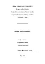 Konspekts 'Grāmatvedības bilance', 1.