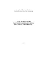 Referāts 'Tiesu prakse lietāspar personas goda un cieņasciviltiesisko aizsardzību', 1.