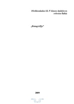 Referāts 'Fotogrāfija', 1.