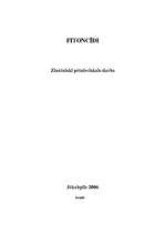 Referāts 'Fitoncīdi', 1.