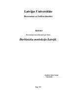 Referāts 'Darbinieku motivācija Latvijā', 1.