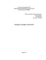 Referāts 'Garīgais un laicīgais cunfšu dzīvē', 1.