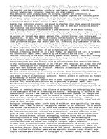 Eseja 'Show the relationship between archaeology and history and archaeology and anthro', 1.