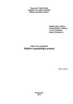 Eseja 'Mācību organizācijas pamati', 1.