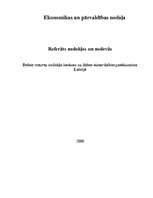 Konspekts 'Dabas resursu nodokļa ietekme uz dabas aizsardzības pasākumiem Latvijā', 1.