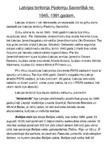 Eseja 'Latvijas teritorija Padomju Savienībā no 1945.-1991.gadam', 1.