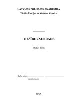 Referāts 'Tiesību jaunrade', 1.