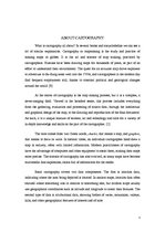 Referāts 'Cartography', 3.