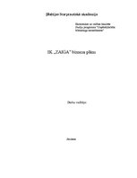 Biznesa plāns 'IK "Zaiga" biznesa plāns', 1.
