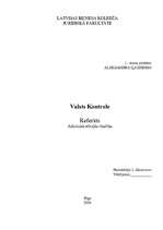 Referāts 'Valsts kontrole', 1.