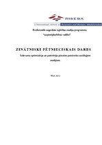 Referāts 'Izdevumu optimizācija un patērētāju piesaiste, pateicoties sociālajiem medijiem', 1.