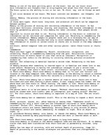Eseja 'Understanding Memory', 1.