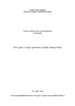 Konspekts '1934.gada 15.maija apvērsums un Kārļa Ulmaņa režīms', 1.