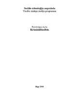 Konspekts 'Krimināltiesības', 1.