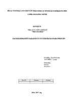Referāts 'Daudzkāršsaistīti saraksti. Datu struktūras', 1.