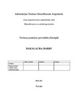 Diplomdarbs 'Tūrisma produkta pārvaldība Jēkabpilī', 1.