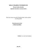 Konspekts 'Valsts loma tirgus ekonomikā. Fiskālā politika, budžeta deficīts un valsts parād', 1.