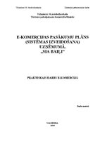 Konspekts 'E-komercijas risinājumi uzņēmumā', 1.